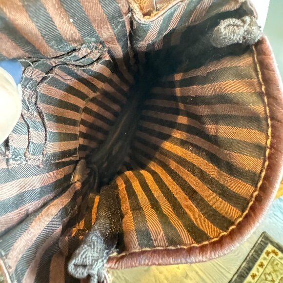 Vintage Jack Georges Brown Leather Crossbody Bag - Picture 11 of 16